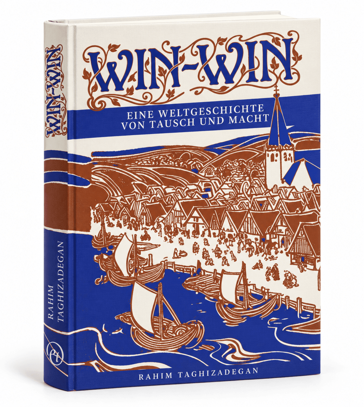 Win-Win als Hardcover mit Schutzumschlag, dreidimensionale Ansicht