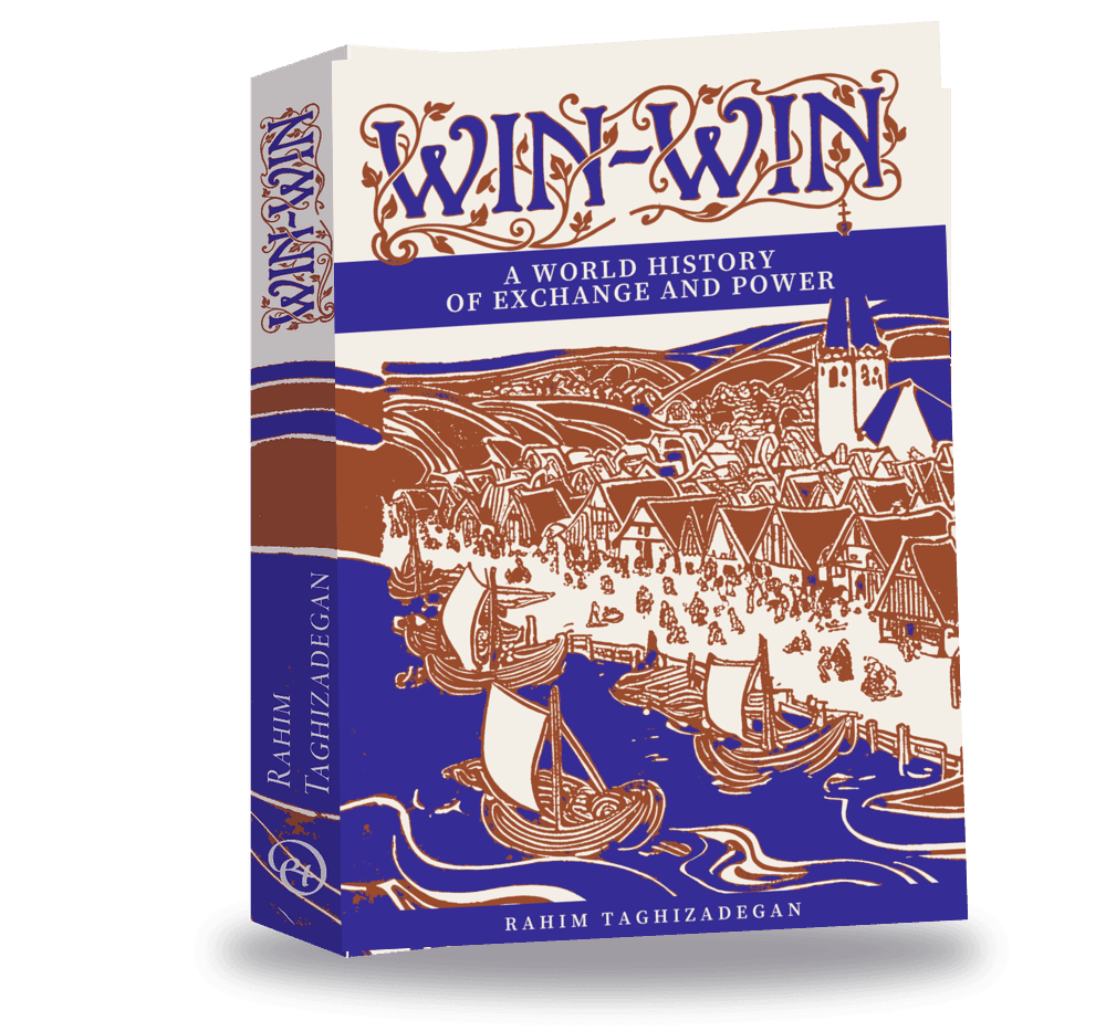 Win-Win as a hardcover with dust jacket, three-dimensional view of the English edition